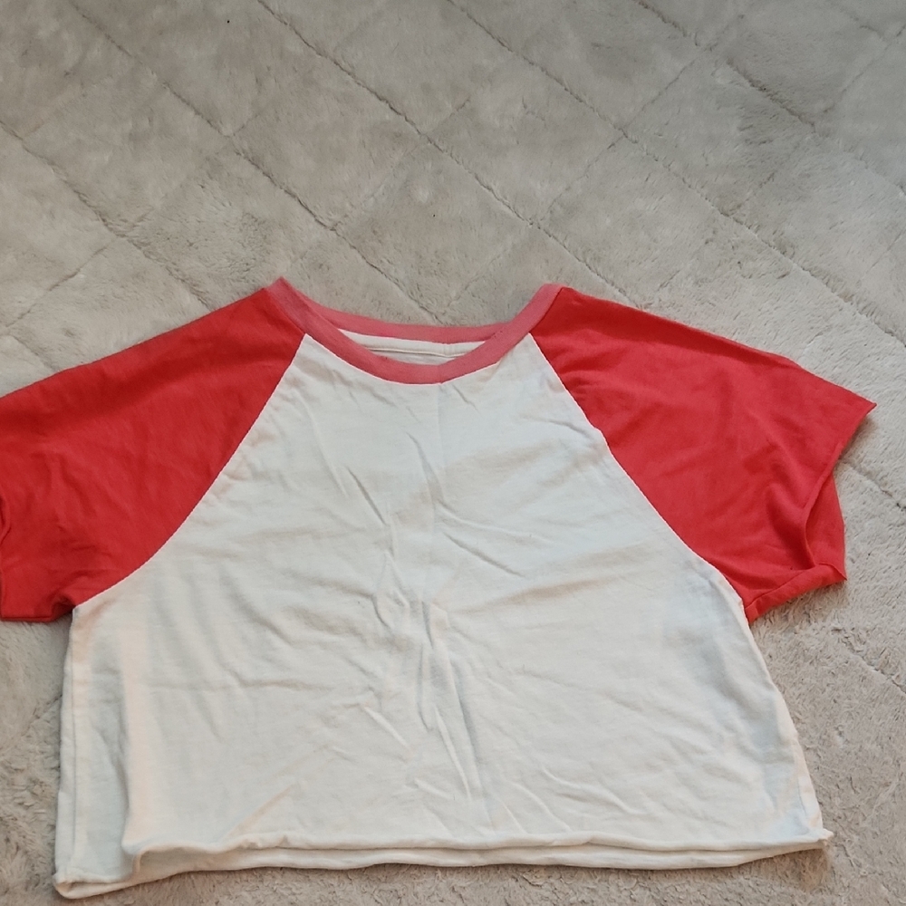 Aerie Cropped Baseball Tee